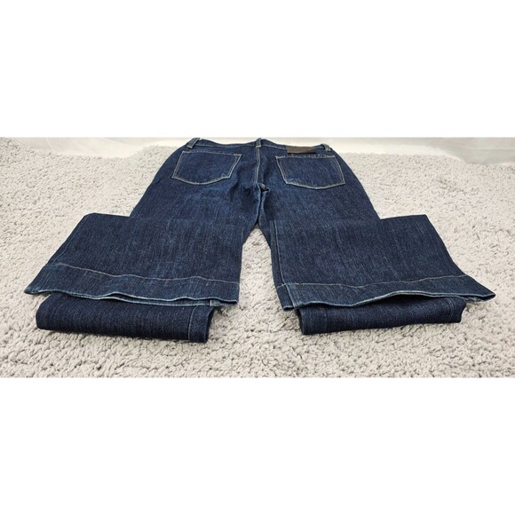 All Saints Womens Flared Jeans Lauren High Waisted Dark Denim Blue Y2K 28 x 31 - Picture 7 of 16